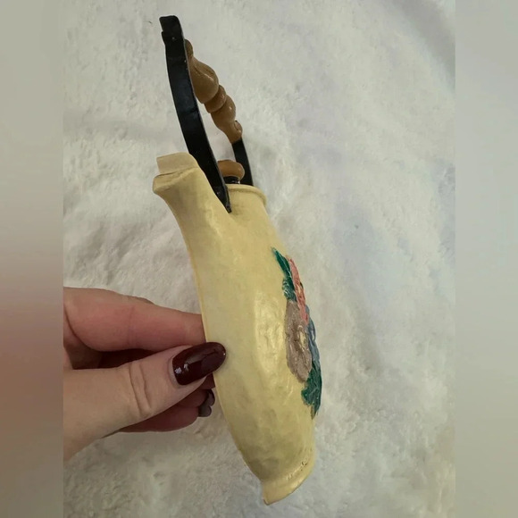 Cottagecore Floral Tea Kettle Hanging Wall Decor Country Farmhouse 90’s Flowers - Picture 4 of 8